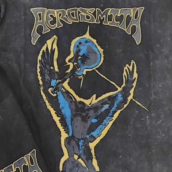Treasure & Bond Aerosmith Vintage Wash Band Tee Shirt - Picture 5 of 8